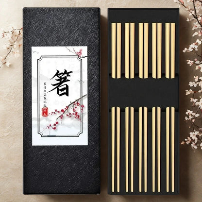 Baguettes chinoises acier - Collection multicolore