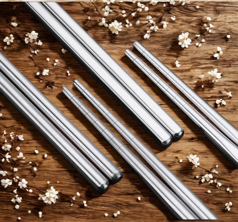 Baguettes Chinoises acier 