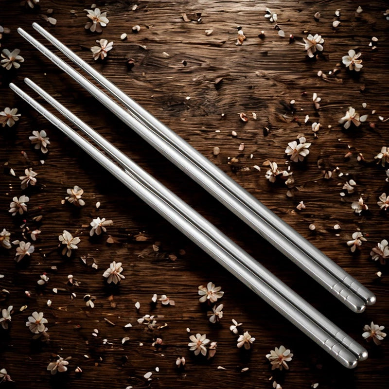 Baguettes Chinoises acier 